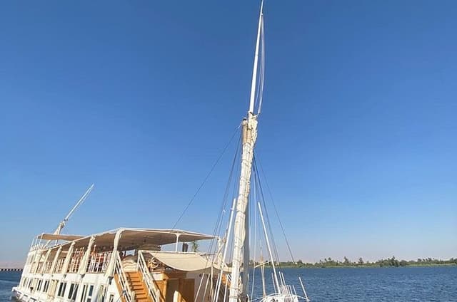 Dahabeya boat trip from Aswan to Luxor from Saturday to Monday .