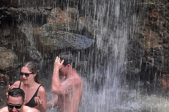Mud bath and Waterfall with Snorkeling at Sugar beach