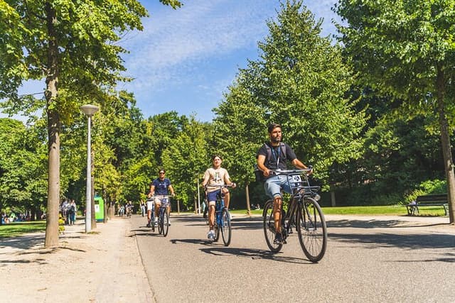 Amsterdam Small-Group Bike Tour With Canal Cruise, Drinks, Cheese