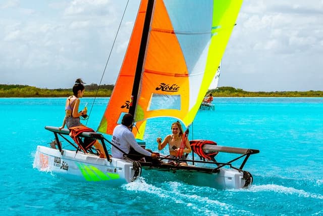 Private Eco-Tour on a Recreational Catamaran with Kayaks Included