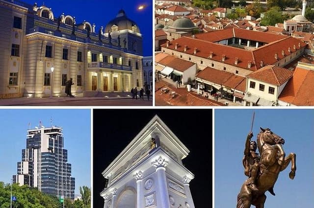 Skopje Highlights Walking Tour: Brutalist Architecture&Old Bazaar