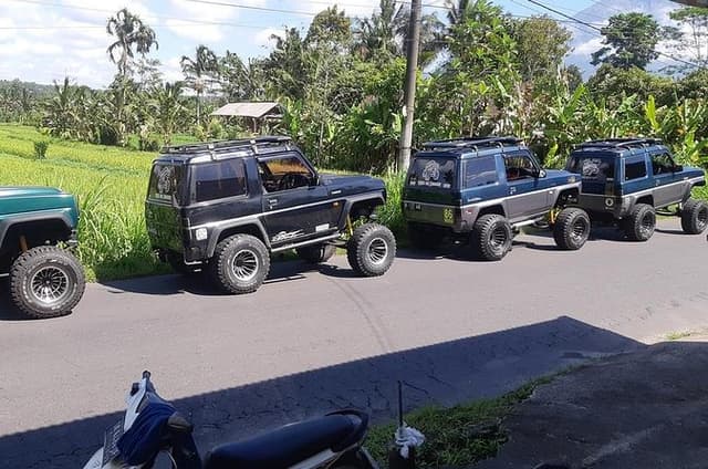 East Bali Full-Day FEROZA JEEP Tour with Pick Up