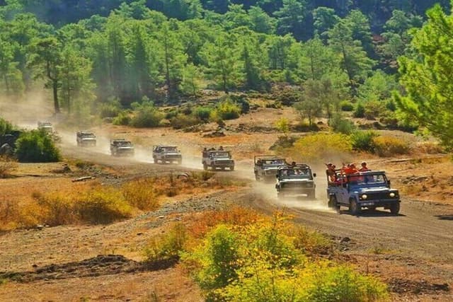 Side Jeep Safari Tour Around Taurus Mountains w/Boat Ride