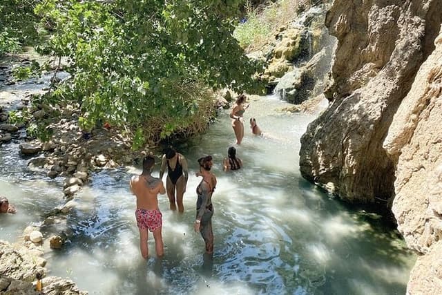 Thermal Baths natural hot spring and Greek Temple of Segesta