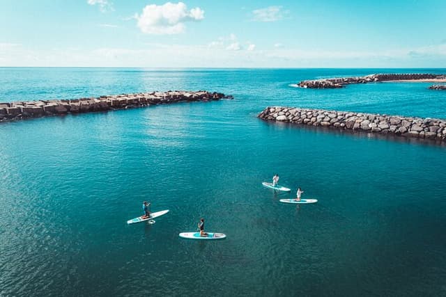 Stand Up Paddle Private Lesson in Calheta Beach