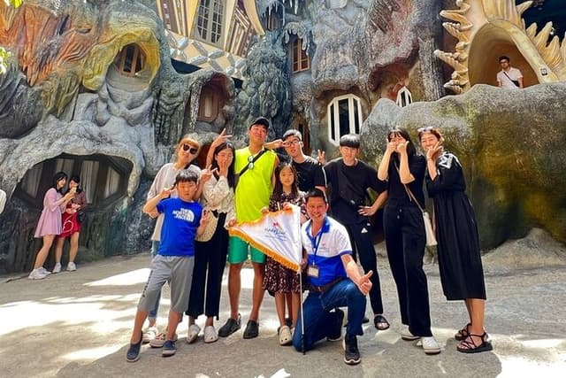 Full Day Exploring Tour with Langbiang -Crazy House- Datanla Fall