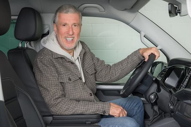 On tour with a friend and his luxury van