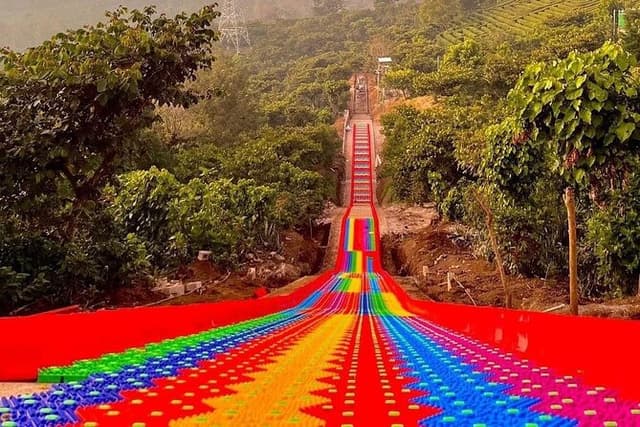 Ruta de Flores Bike Zipline, Slide, Wings Swing, Hotsprings