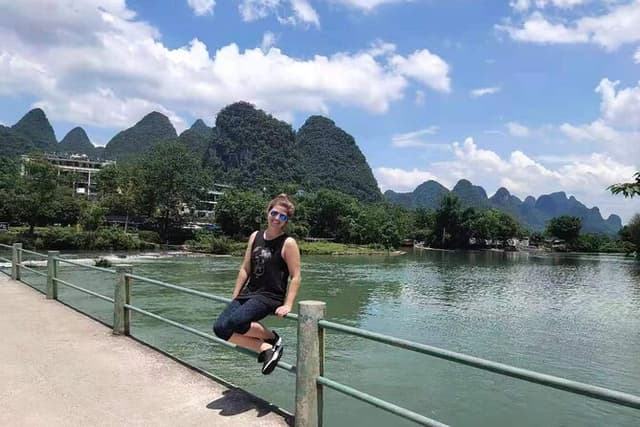 Yangshuo Private Day Tour of Yulong Bamboo Boat and Biking