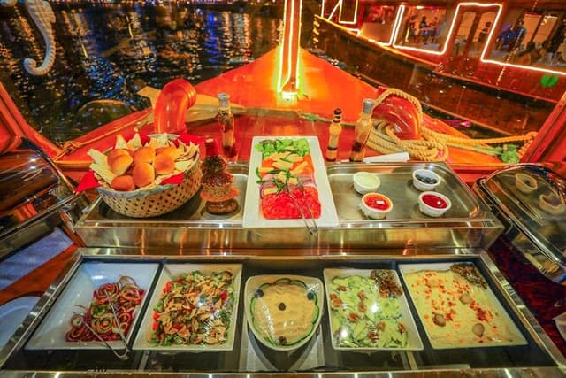Dubai Marina Luxury Dinner Cruise with Buffet, Live Entertainment
