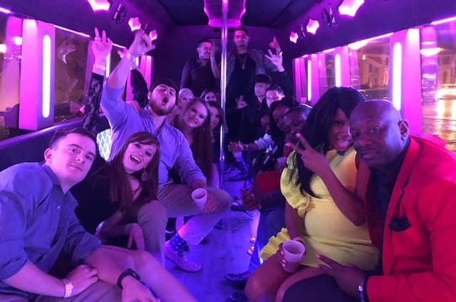Private Party Bus Up to 30 People Vegas Nightclub Tour