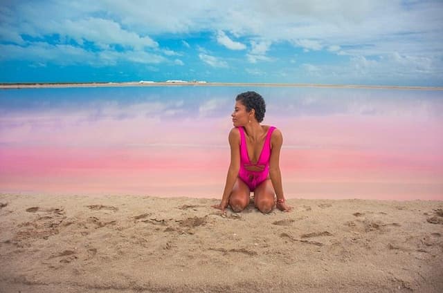 Coloradas, Ria Lagartos Boat Trip & One Natural Beach from Merida
