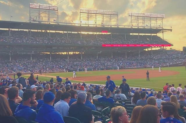Chicago Cubs Baseball Game Ticket at Wrigley Field