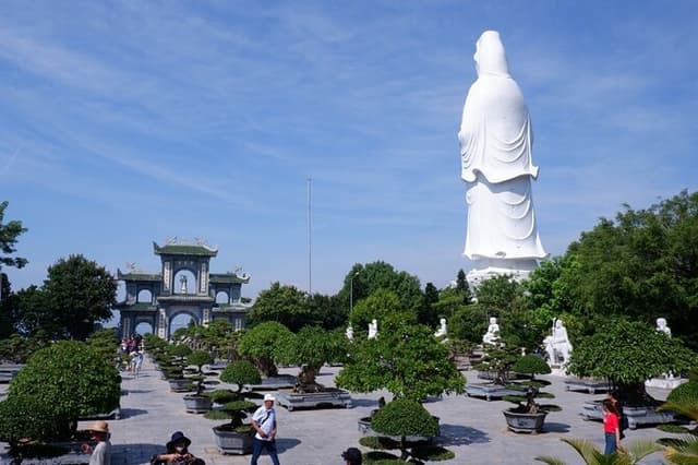 Lady Buddha, Marble Mountains, Coconut Jungle & Hoian City Tour