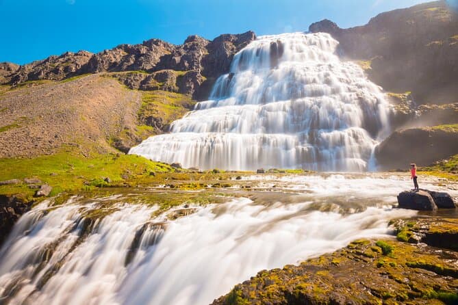 Explore the Majestic Dynjandi Waterfall from Isafjordur