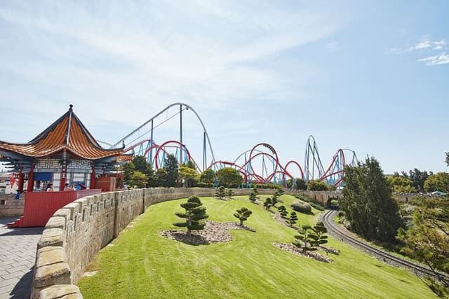 PortAventura Theme Park Pass with Pick-up included from Barcelona