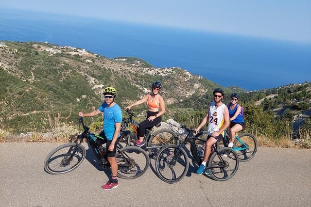 E-Mountain Bike Tour to the Roof of Lefkada Island