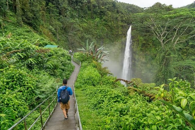 Hilo highlights, waterfalls and beaches, private, costum Tour