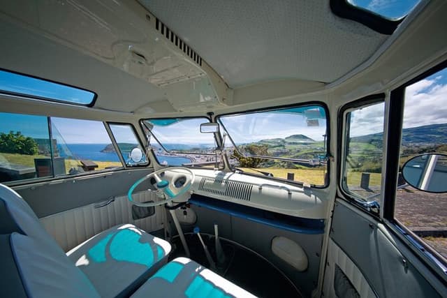 Half-Day VW Samba Private Bus Tour around Faial Island