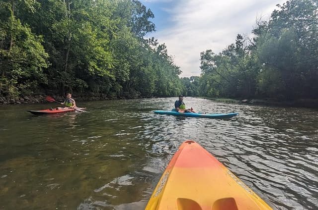 Kayaking on the Roanoke River