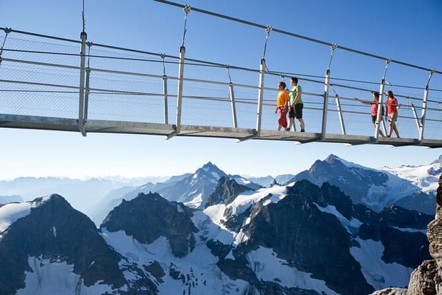 Titlis, the eternal snow mountain, and Lucerne Village