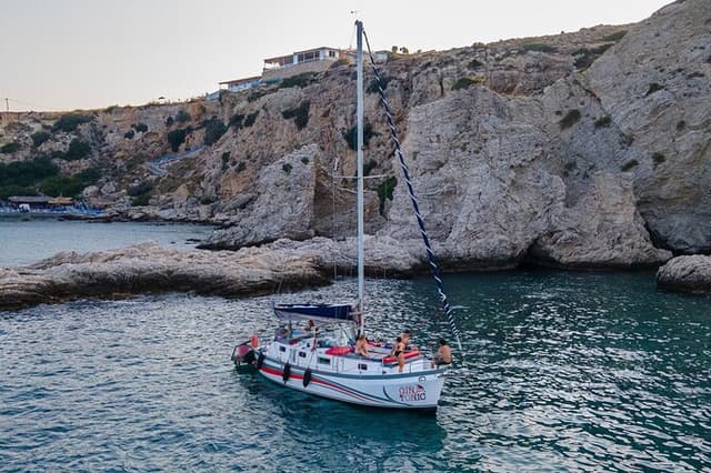 Full/Half Day Boat Trip in Greece with Food and Drinks