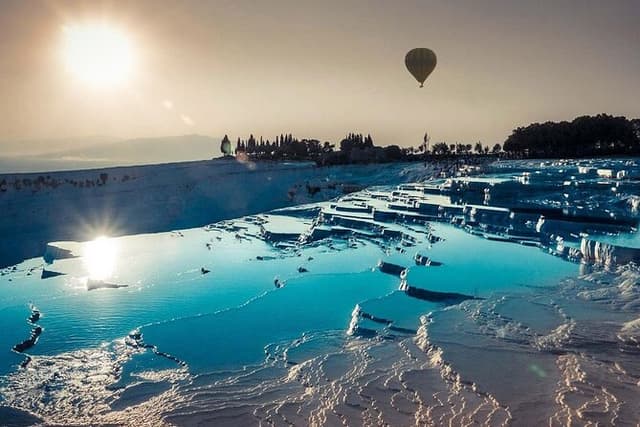 Pamukkale Hot Air Balloon Tour Over Travertines