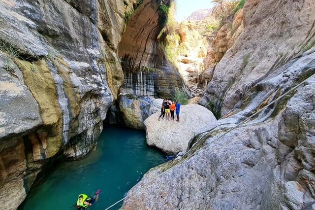 Private Wadi Tiwi Hike & Swim -Sinkhole -Fins Beach-Full Day Tour