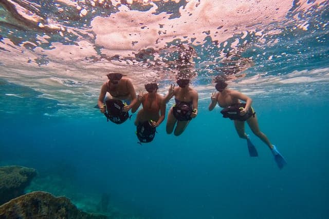 Eco Friendly Sea Scooter Turtle Tour in Rarotonga