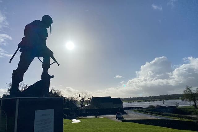 American 101st & 82nd Paratroopers in Normandy battlefield tour