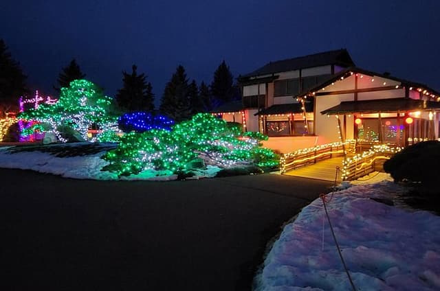 Nikka Yuko Japanese Garden Winter Light Festival