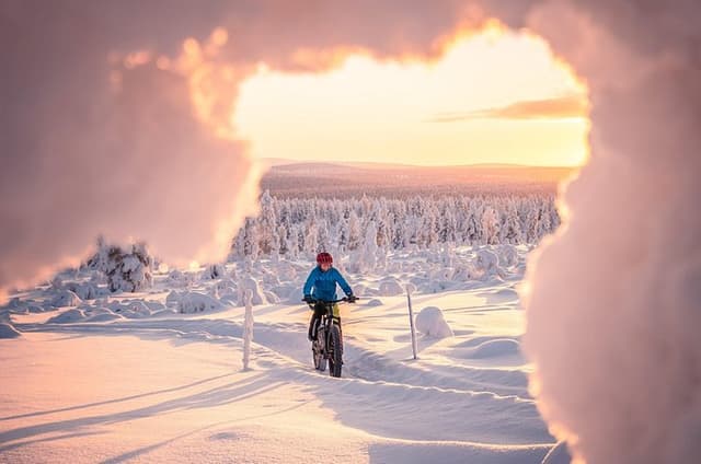 Winter afternoon group Ride in Saariselkä