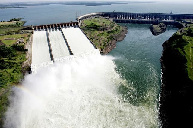 Excursion to the Brazilian Falls, Bird Park and Itaipu Plant