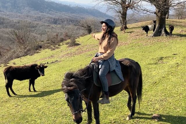 Private Horse Trek to Natural Hot Springs in Azerbaijan