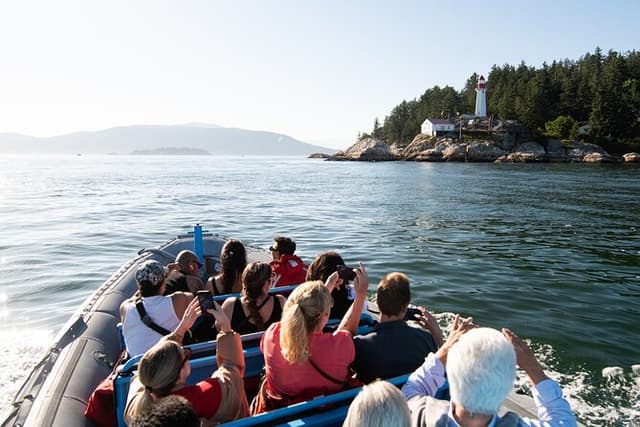 UNESCO Biosphere and Bowen Island Boat Tour with Island Visit