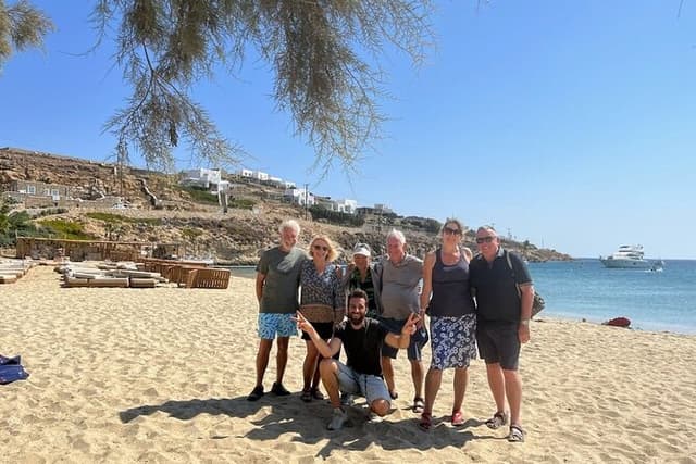 Mykonos Tour with Snacks and Pick-Up(Small Group or Private)