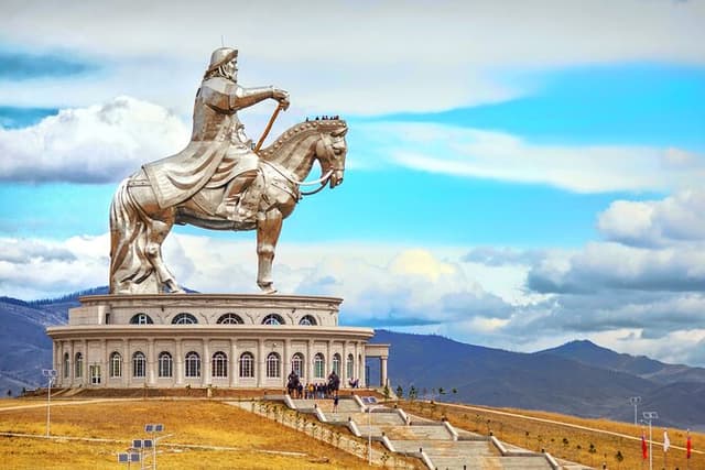 Genghis Khan Statue+Terelj Park+CamelRide+Eagle