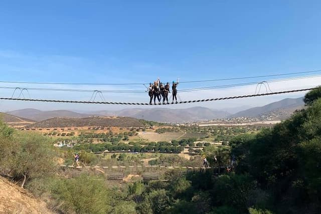 Canadas Zipline Canopy Tour Bufadora with Private Port Pick up