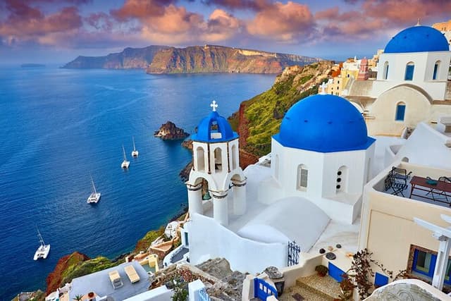 Skip Sky Tram Deluxe Five Hour Santorini Tour
