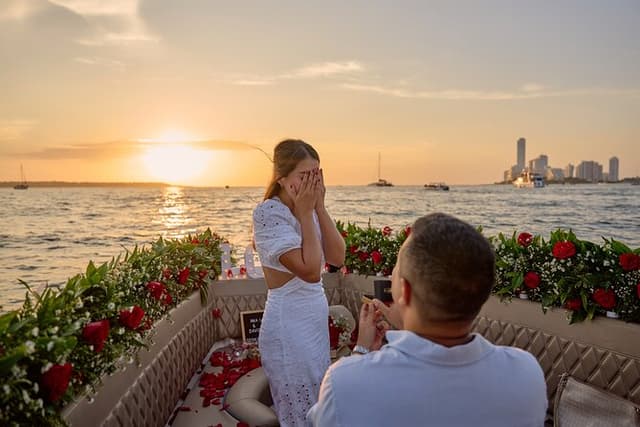 Romantic Date Night in the Bay of Cartagena