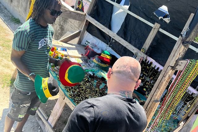 Montego Bay Sightseeing, Souvenir Shopping and local food hunt
