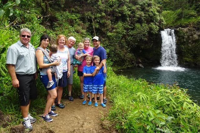 Famous Road to Hana Waterfalls, Black Sand Beach Tour with Lunch