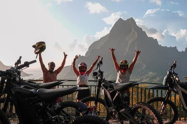Moorea E-bike Adventure, 100% Electric Motorcycle Tour