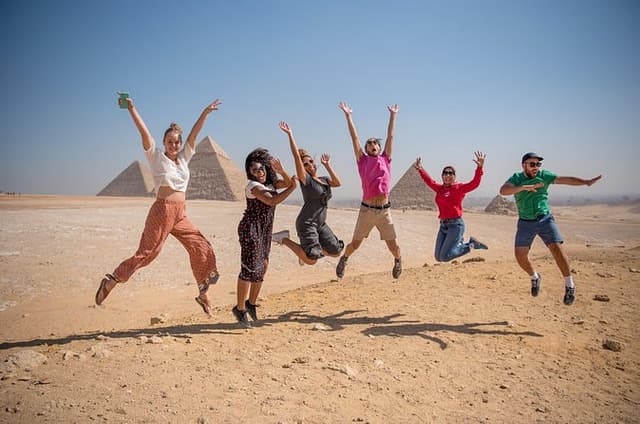 From Cairo: Private Crowd Free Half Day Pyramids Adventure