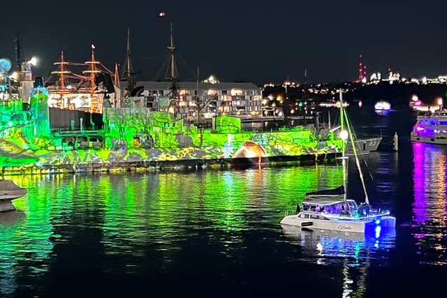 Vivid 90-Minute Sydney Harbour Catamaran Cruise with BYO Drinks