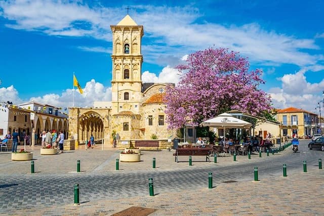 From Paphos: Larnaca Highlights with Lefkara Village & Nicosia