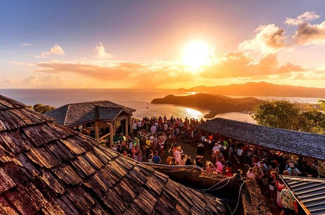 Sunset party at Shirley Heights - PRIVATE round trip