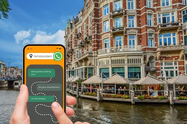 Self-guided city walking tour in Amsterdam