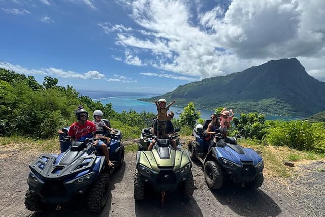 Moorea Solo or Twin 3 hours 30 ATV Tour