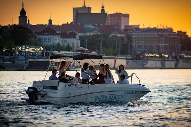 Private Cruise on Vistula in Warsaw for 9 with our Helmsman